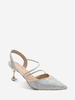 Diamante Strap Slingback Pumps