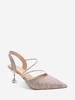 Diamante Strap Slingback Pumps