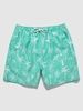 Drawstring Pockets Coconut Palm Tree Hawaiian Vacation Beach Shorts Xl Light aquamarine