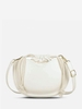 Drawstring Solid Color Casual Crossbody Bag