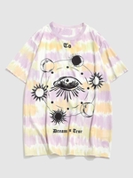 Dream Is True Eye Celestial Sun And Moon Tie Dye T-shirt Xxl Blonde