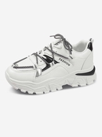 Dual Lace Up Chunky Sneakers