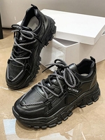 Dual Lace Up Chunky Sneakers