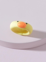 Duck Shape Polymer Clay Ring
