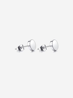 Dumbbell Shape Punk Style Stainless Steel Stud Earring