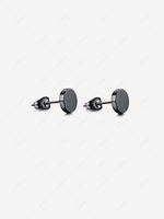 Dumbbell Shape Punk Style Stainless Steel Stud Earring