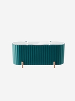 Dustproof Desktop Cosmetic Storage Box For Cotton Pads Swabs Beauty Eggs