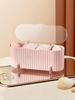 Dustproof Desktop Cosmetic Storage Box For Cotton Pads Swabs Beauty Eggs