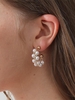 Elegant Faux Pearl Small Hoop Earrings