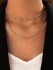 Elegant Pearl Beading Layered Necklace