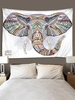 Elephant Print Ethnic Style Tapestry