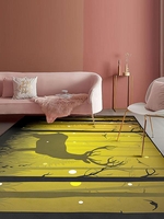 Elk Forest Pattern Floor Mat