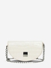 Embossed Chain Strap Crossbody Bag
