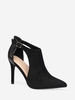 Embossed Cut Out Stiletto Heel Pump Shoes