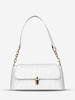 Embossed Flap Casual Handbag