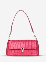 Embossed Flap Casual Handbag