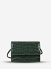 Embossed Flap Crossbody Bag
