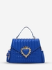 Embossed Heard Decor Crossbody Bag