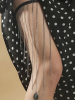 Ethnic Style Water Drops Pendant Thigh Chain