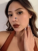 Eye Pattern Metal Nose Clip