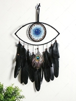 Eye Shape Feathers Fringe Hanging Dreamcatcher