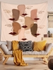 Face Lips Pattern Tapestry