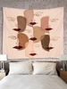 Face Lips Pattern Tapestry