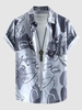 Face Print Short Sleeve Shirt Xl Multi a