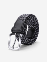 Fashion Colorblock Woven Belt