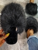 Fashion Fluffy Close Toe Slippers