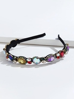 Faux Crystal Rhinestones Decor Headband