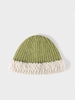 Faux Fur Decor Cuff Knit Winter Beanie Hat
