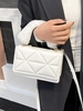 Faux Fur Decor Solid Crossbody Bag