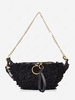 Faux Shearling Double Strap Fanny Pack