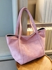 Faux Suede Tote Bag
