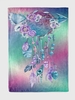 Feather Wind Bell Pattern Flannel Blanket