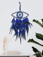 Feathers Fringe Eye Shape Dreamcatcher