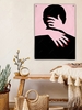 Figure Back View Pattern Wall Hanging Tapestry