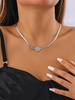 Figure Chain Choker Necklace
