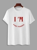 FINE THANKS Cotton T-Shirt Xxl White