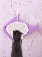 Fish Shaped Pet Hanging Scratching Board