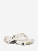 Flag and Letter Printed Flip Flops