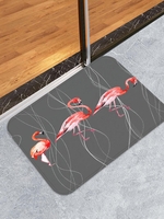 Flamingo Pattern Floor Mat