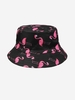 Flamingo Patterned Bucket Hat