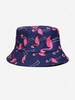Flamingo Patterned Bucket Hat
