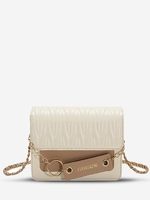 Flap Chain Pleated Square Crossbody Bag