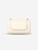 Flap Design Evening Party Faux Pearls Chunky Chain Bag