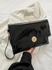 Flap Metal Decor Clutch Bag