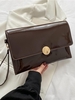 Flap Metal Decor Clutch Bag