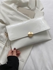 Flap Metal Decor Clutch Bag